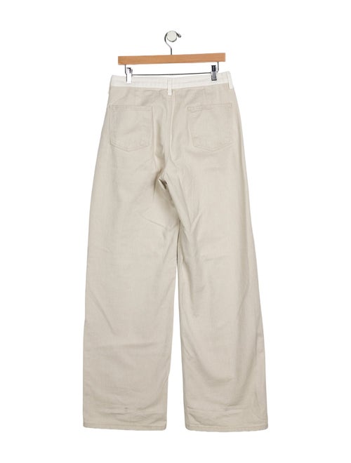 The Frankie Shop High-Rise Wide Leg Jeans