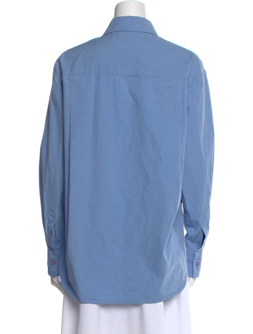 The Frankie Shop Long Sleeve Button-Up Top