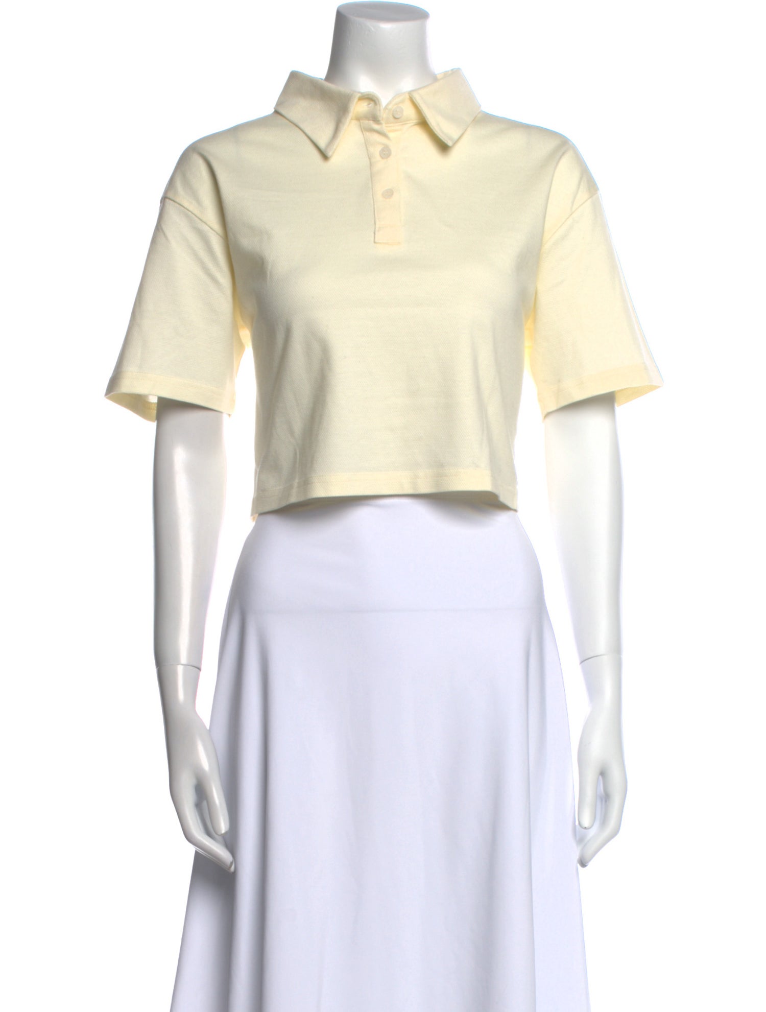 The Frankie Shop Short Sleeve Crop Top