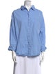 The Frankie Shop Three-Quarter Sleeve Button-Up Top