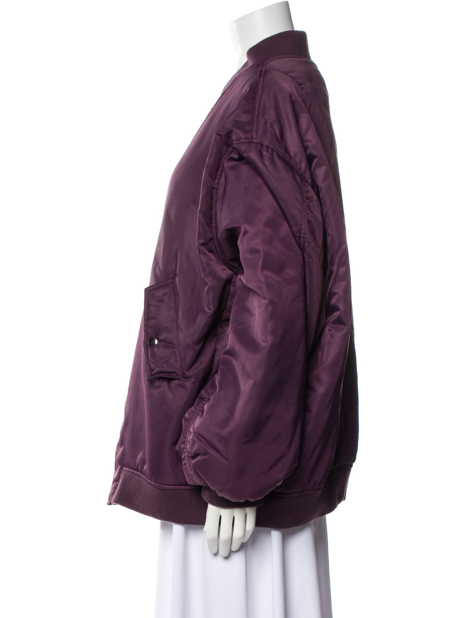 The Frankie Shop Nylon Bomber Jacket