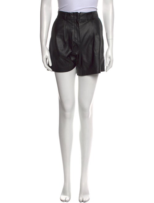 The Frankie Shop Faux Leather Mini Shorts