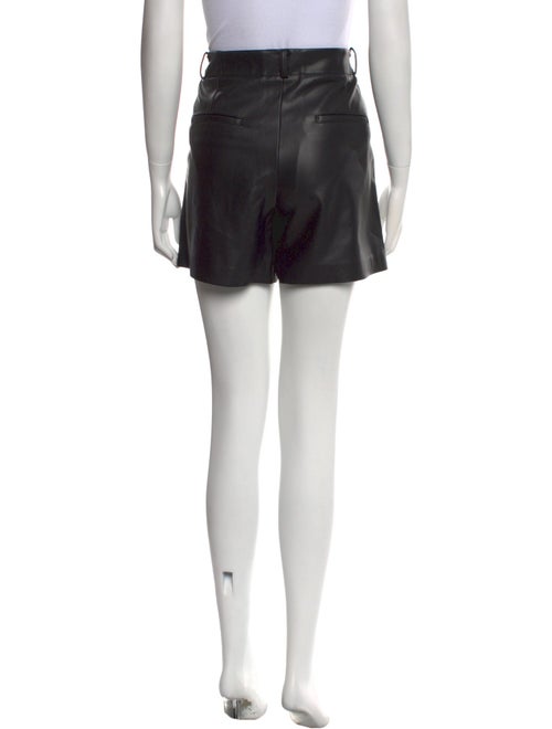 The Frankie Shop Faux Leather Mini Shorts