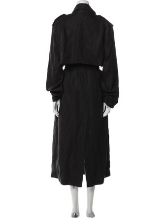 The Frankie Shop Silk Trench Coat