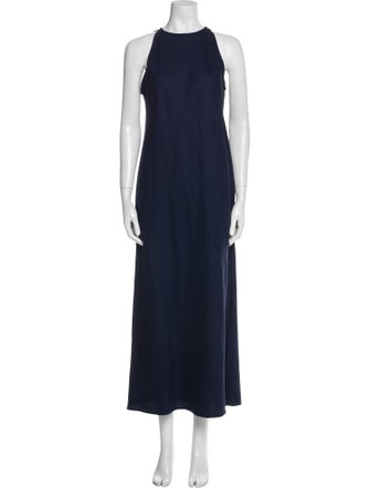 The Frankie Shop Crew Neck Long Dress