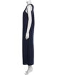 The Frankie Shop Crew Neck Long Dress