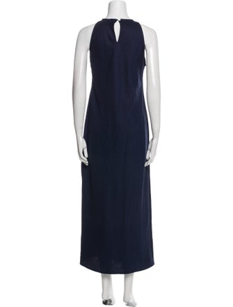 The Frankie Shop Crew Neck Long Dress