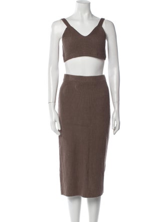 The Frankie Shop Printed Skirt Set