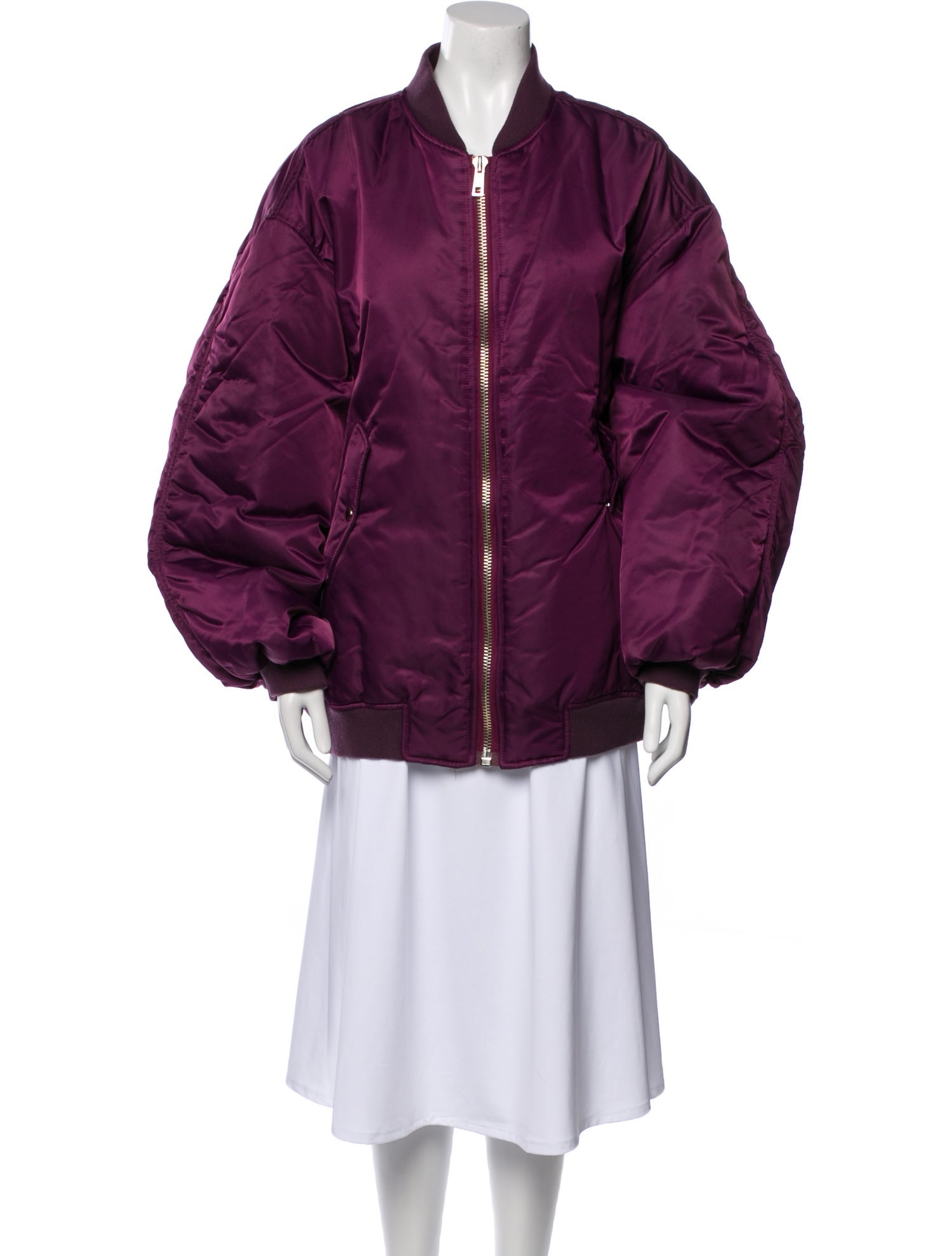 The Frankie Shop Nylon Bomber Jacket