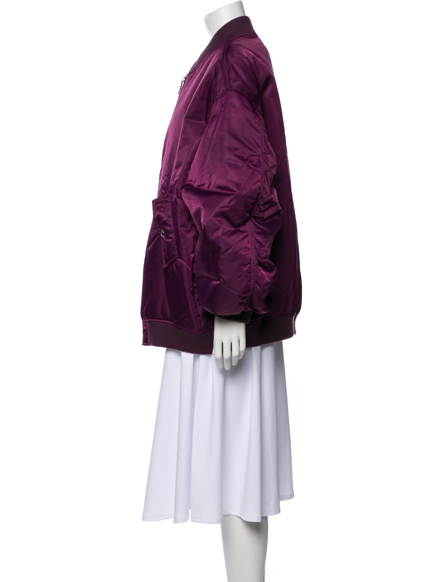 The Frankie Shop Nylon Bomber Jacket