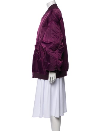 The Frankie Shop Nylon Bomber Jacket