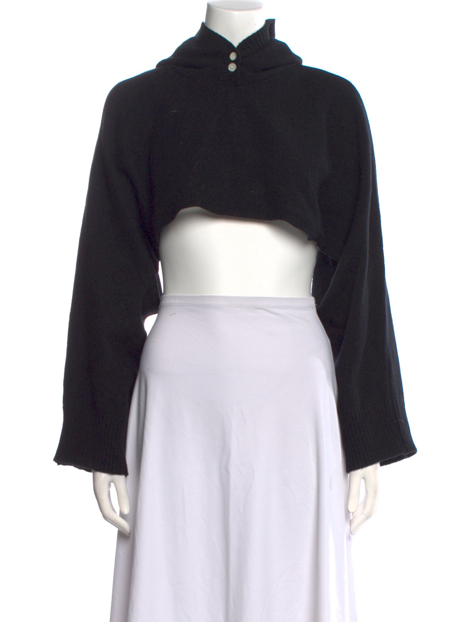 The Frankie Shop Wool Mock Neck Sweater