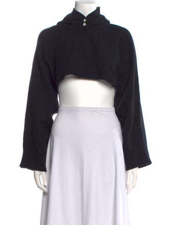 The Frankie Shop Wool Mock Neck Sweater