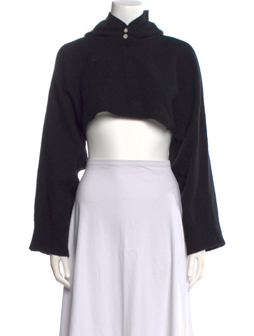 The Frankie Shop Wool Mock Neck Sweater