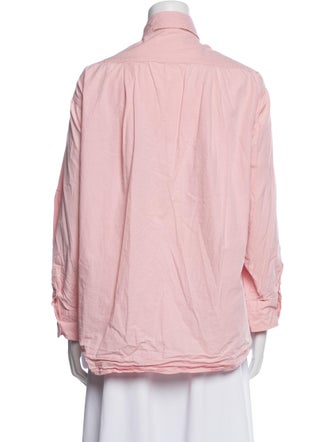 The Frankie Shop Long Sleeve Button-Up Top