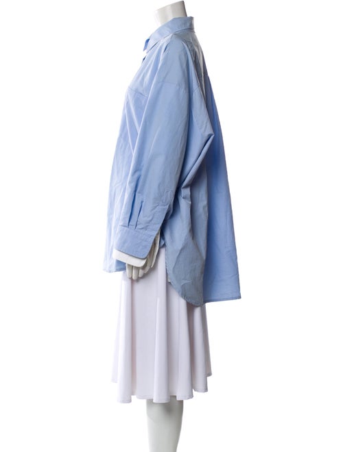 The Frankie Shop Long Sleeve Button-Up Top