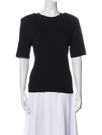 The Frankie Shop Bateau Neckline Short Sleeve T-Shirt