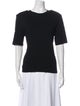 The Frankie Shop Bateau Neckline Short Sleeve T-Shirt