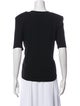 The Frankie Shop Bateau Neckline Short Sleeve T-Shirt