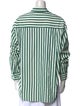 The Frankie Shop Striped Long Sleeve Button-Up Top