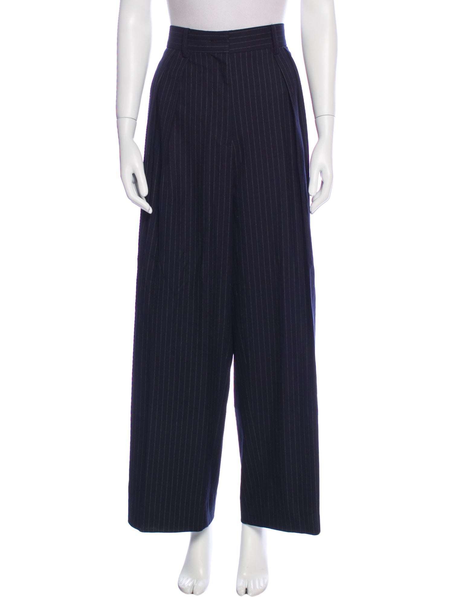 The Frankie Shop Striped Wide Leg Pants