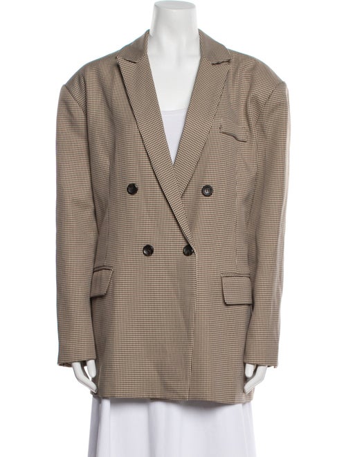 The Frankie Shop Houndstooth Print Coat