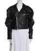 The Frankie Shop Faux Leather Biker Jacket