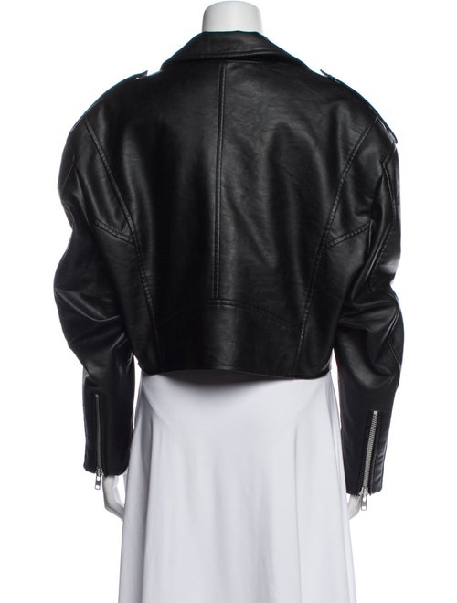 The Frankie Shop Faux Leather Biker Jacket