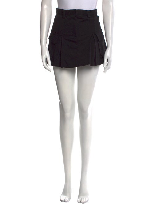 The Frankie Shop Pleated Accents Mini Skirt
