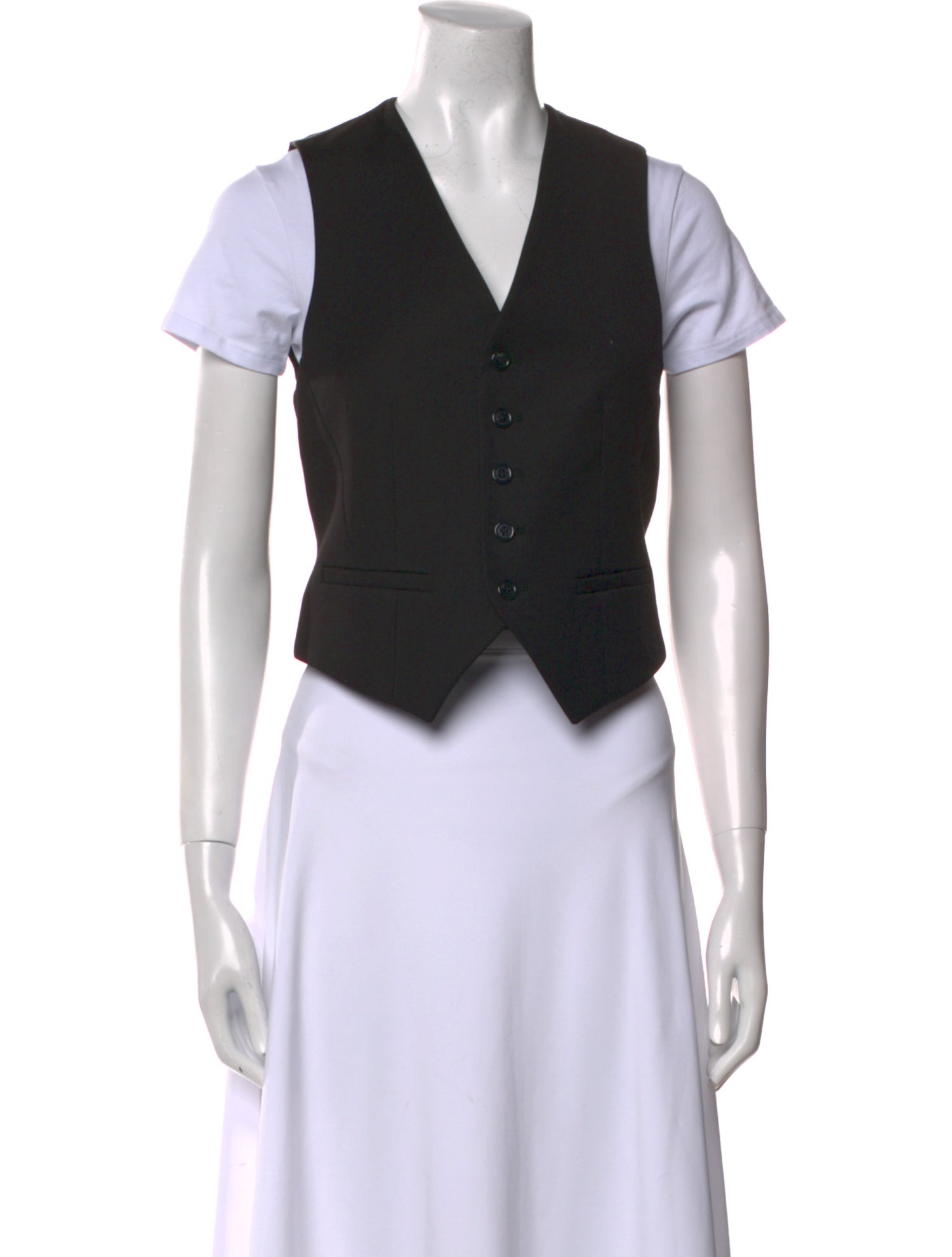 The Frankie Shop V-Neck Sleeveless Crop Top w/ Tags