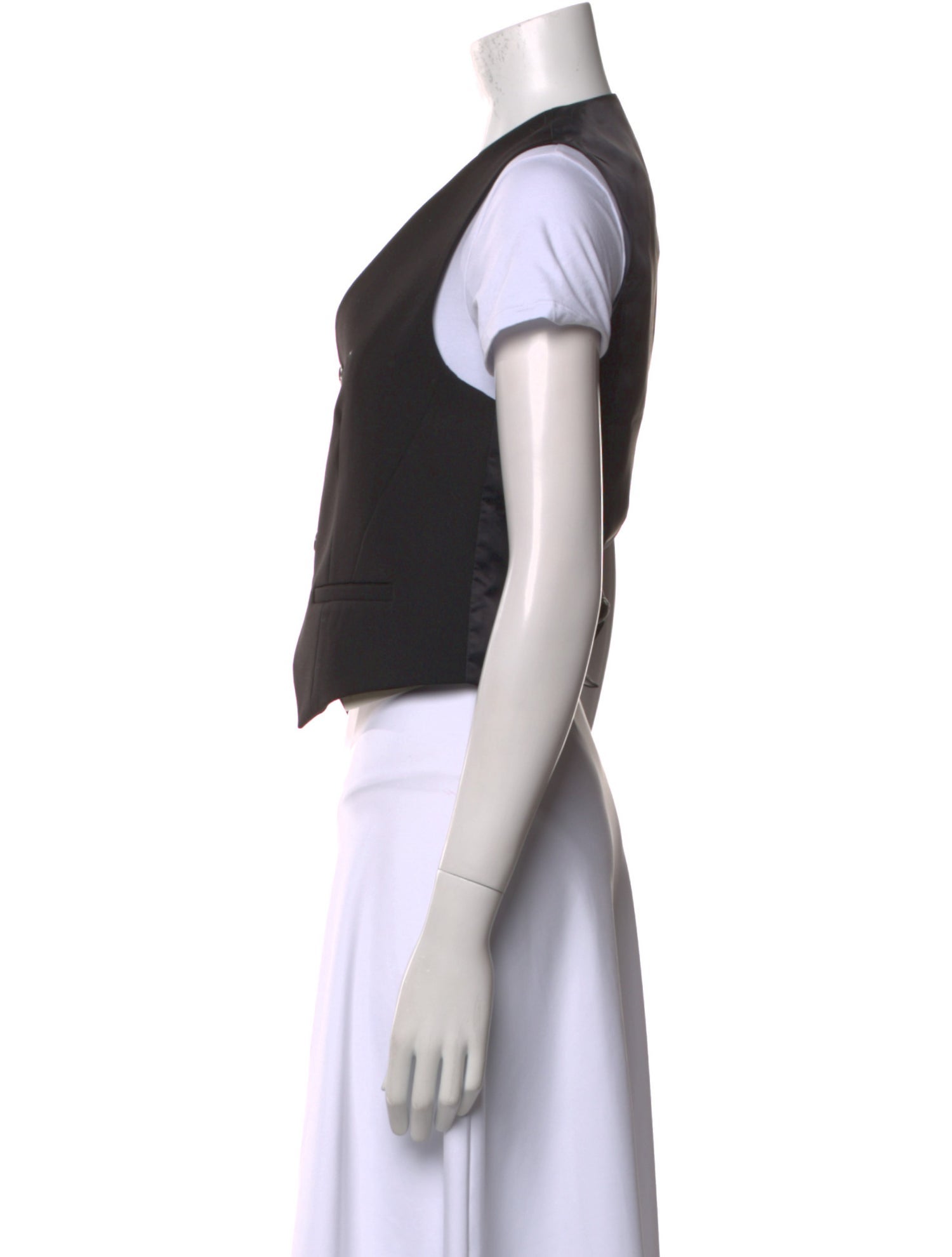 The Frankie Shop V-Neck Sleeveless Crop Top w/ Tags