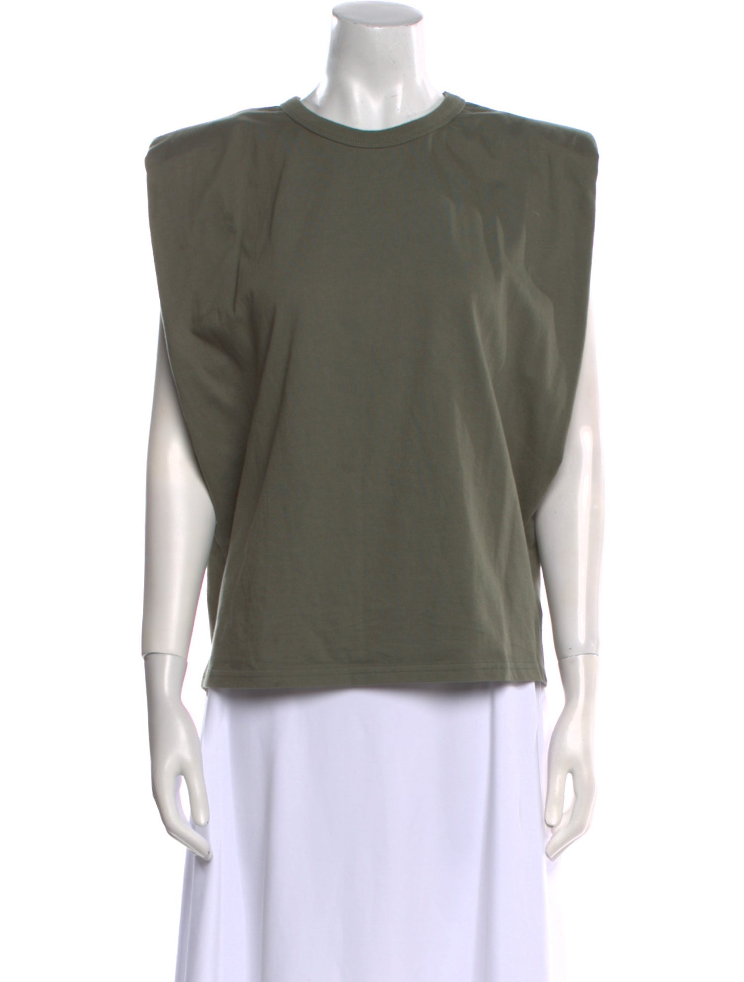 The Frankie Shop Crew Neck Sleeveless Top