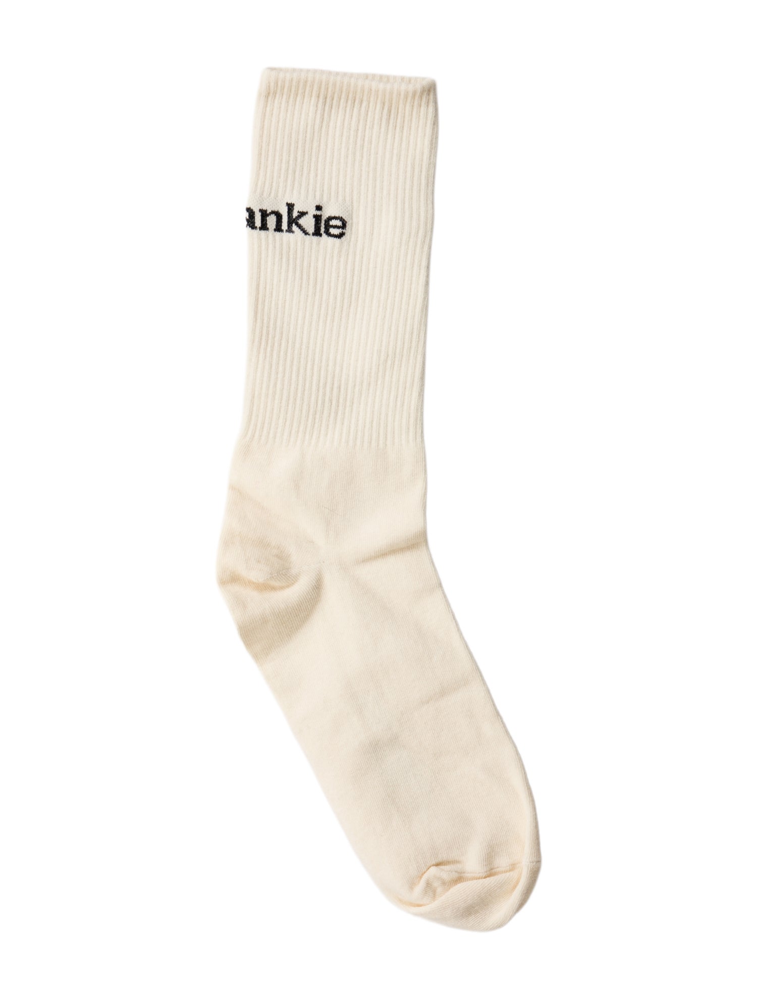 The Frankie Shop Cotton Long Socks With Name Logo At the Back.