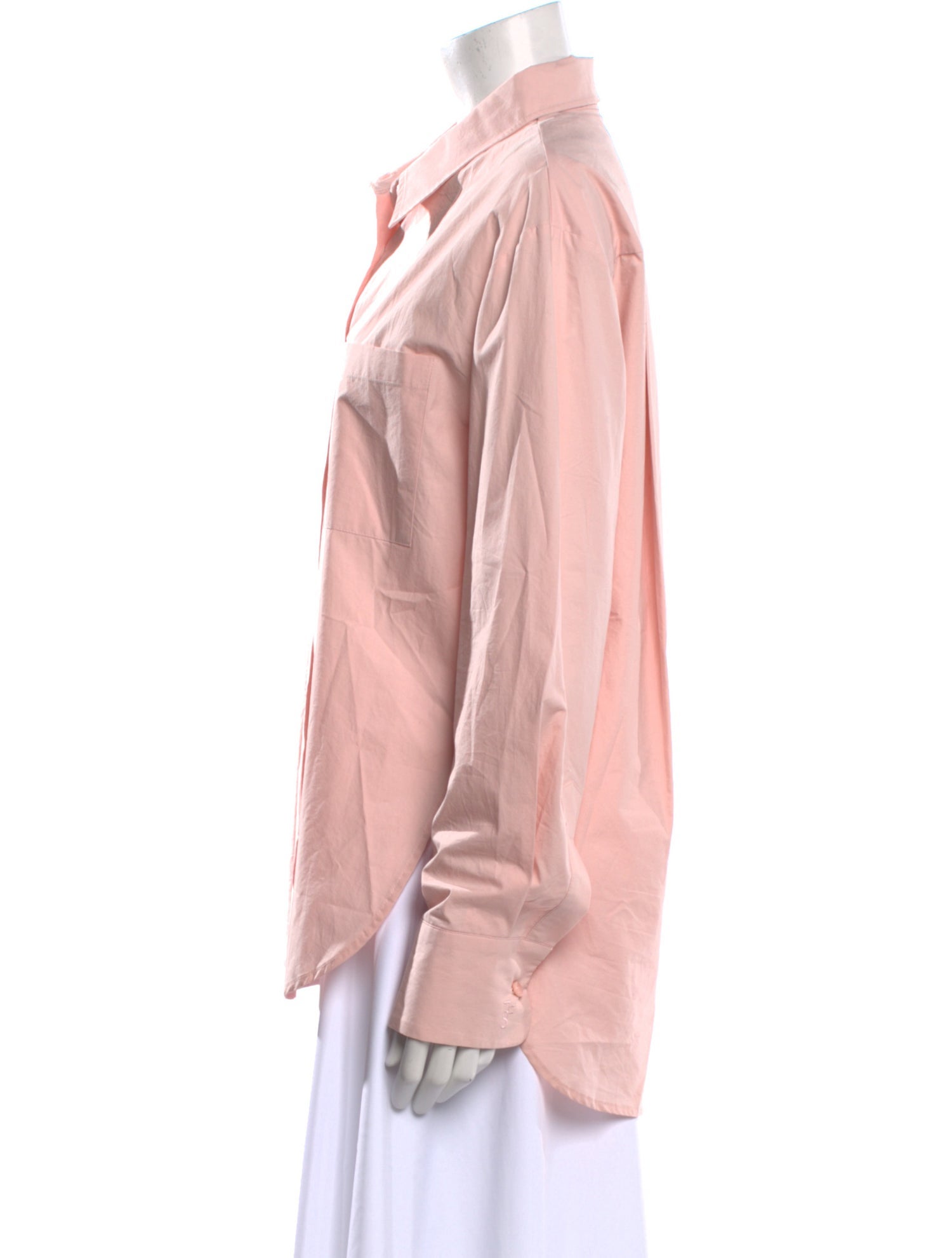 The Frankie Shop Long Sleeve Button-Up Top