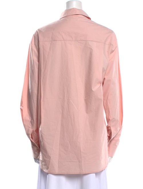 The Frankie Shop Long Sleeve Button-Up Top
