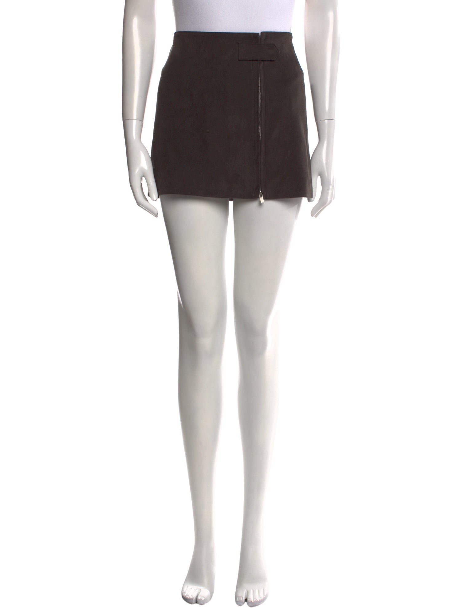 The Frankie Shop Pleated Accents Mini Skirt