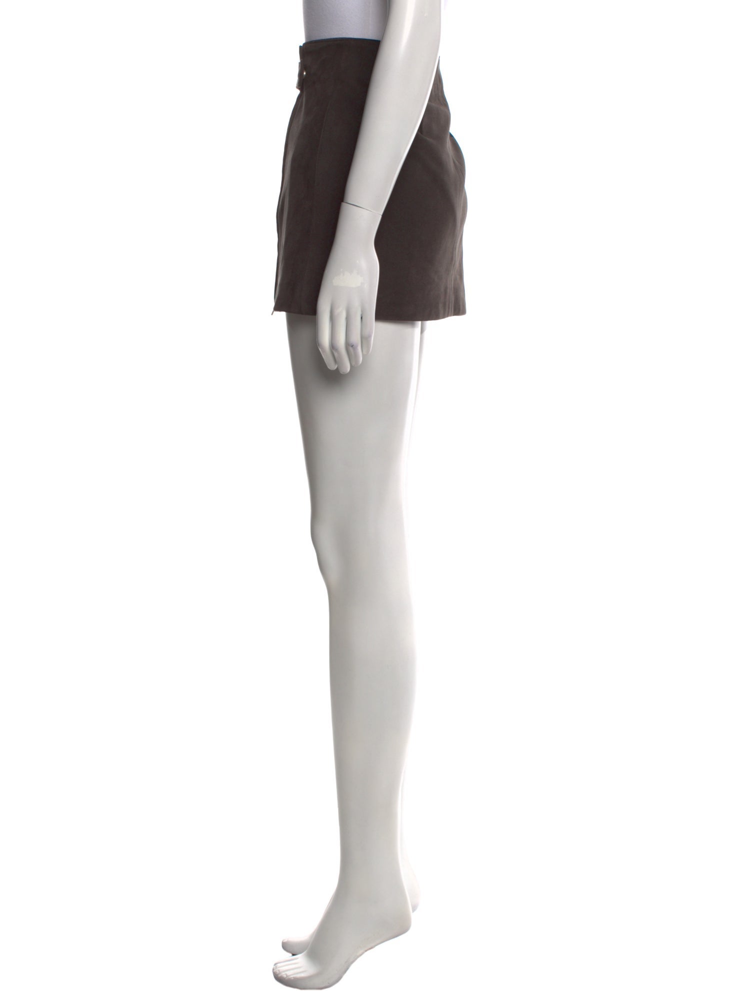 The Frankie Shop Pleated Accents Mini Skirt