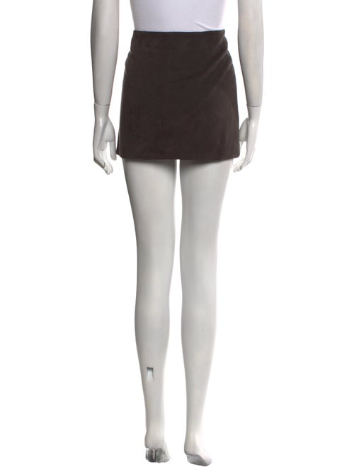 The Frankie Shop Pleated Accents Mini Skirt