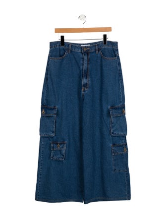 The Frankie Shop High-Rise Wide Leg Jeans