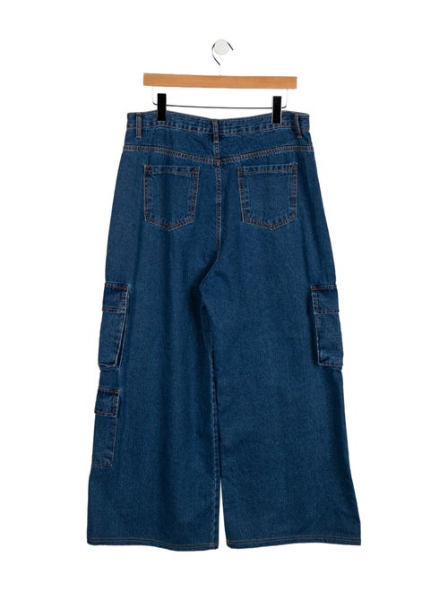 The Frankie Shop High-Rise Wide Leg Jeans