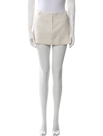 The Frankie Shop Pleated Accents Mini Skirt