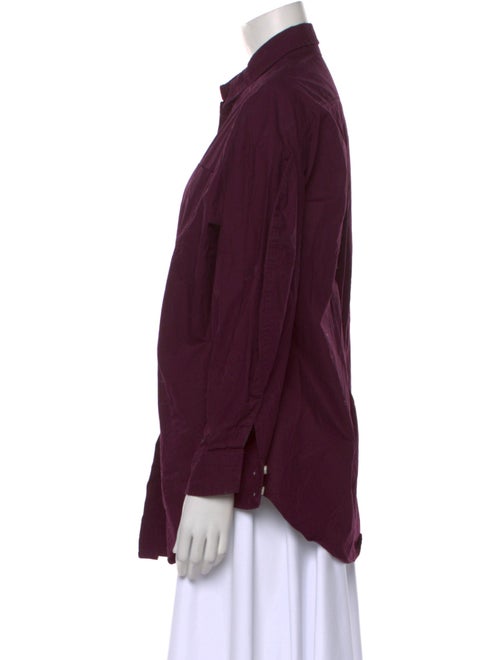 The Frankie Shop Long Sleeve Button-Up Top