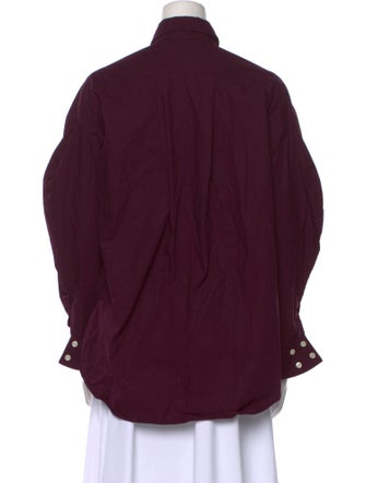 The Frankie Shop Long Sleeve Button-Up Top