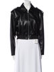The Frankie Shop Faux Leather Biker Jacket