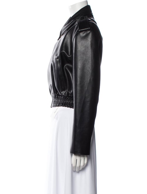 The Frankie Shop Faux Leather Biker Jacket