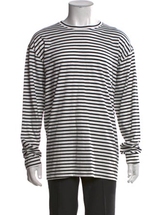 The Frankie Shop Striped Crew Neck Henley