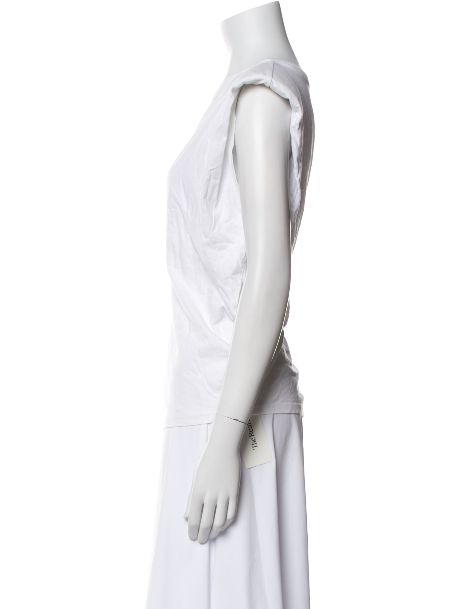 The Frankie Shop Bateau Neckline Short Sleeve Top