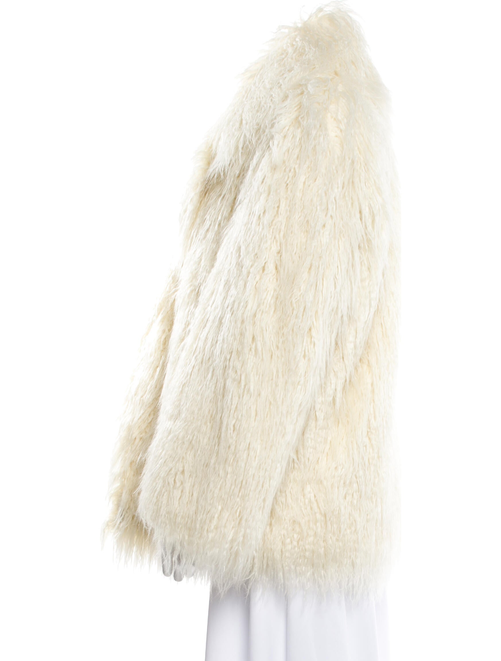 The Frankie Shop Faux Shearling Faux Fur Coat