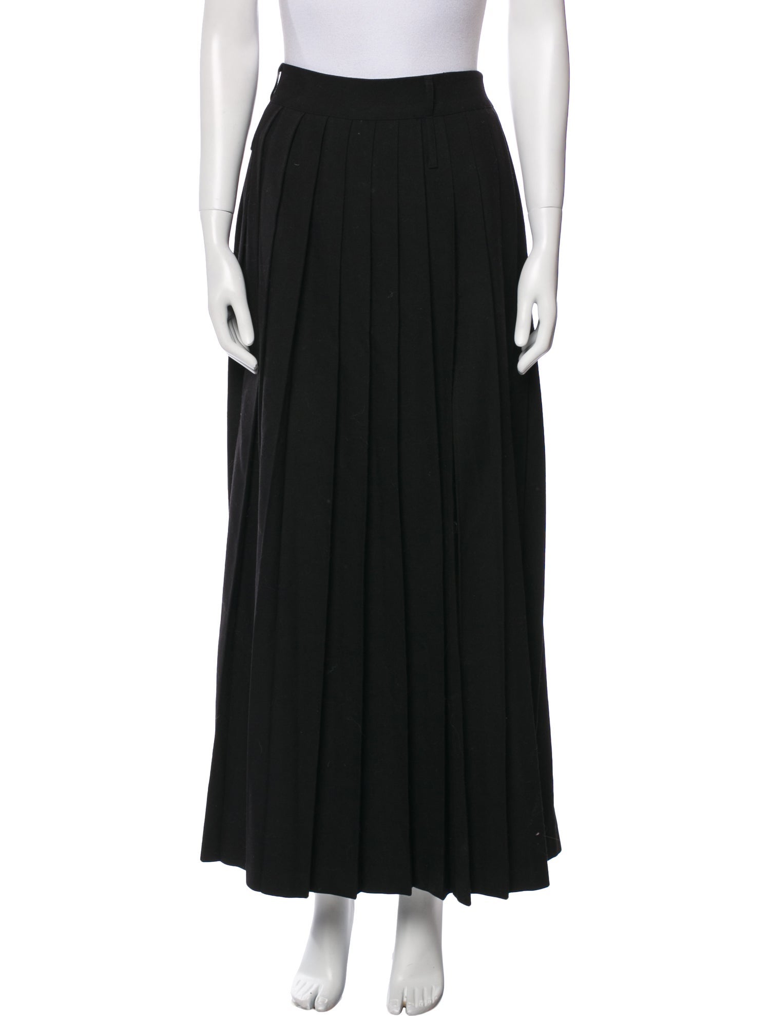 The Frankie Shop Pleated Accents Midi Length Skirt