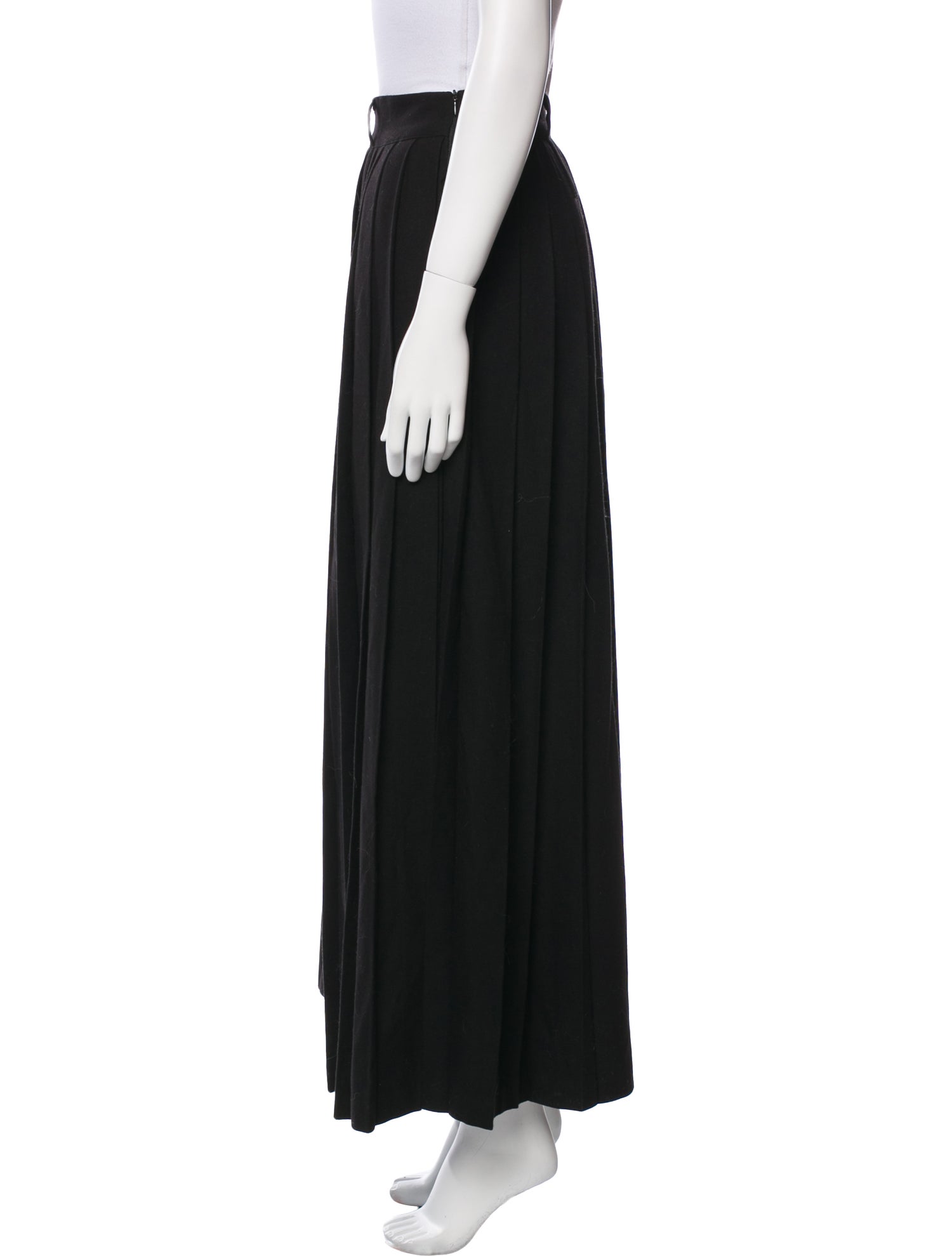 The Frankie Shop Pleated Accents Midi Length Skirt